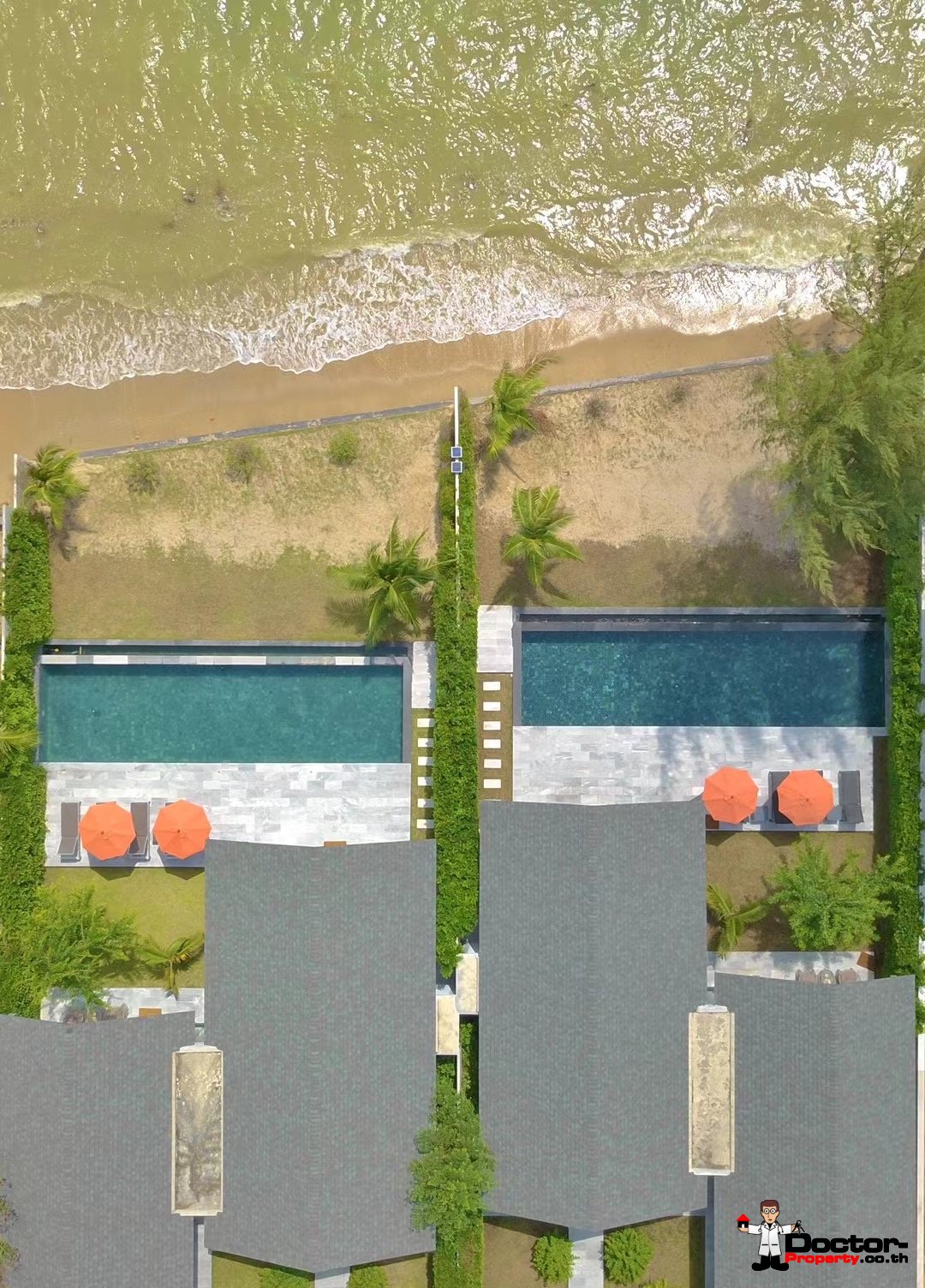 5 Bedroom Beachfront Villa – Na Mueang, Koh Samui – For Sale